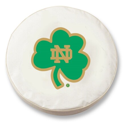 25 1/2 X 8 Notre Dame (Shamrock) Tire Cover